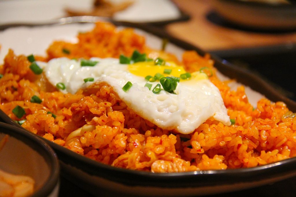 Rice Kimchi Fried Rice Fried Rice Korean Fried Egg