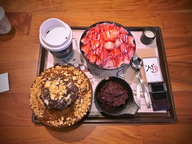 meal top bingsu set