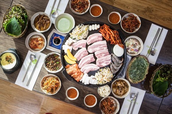 samhyupsal dinner set
